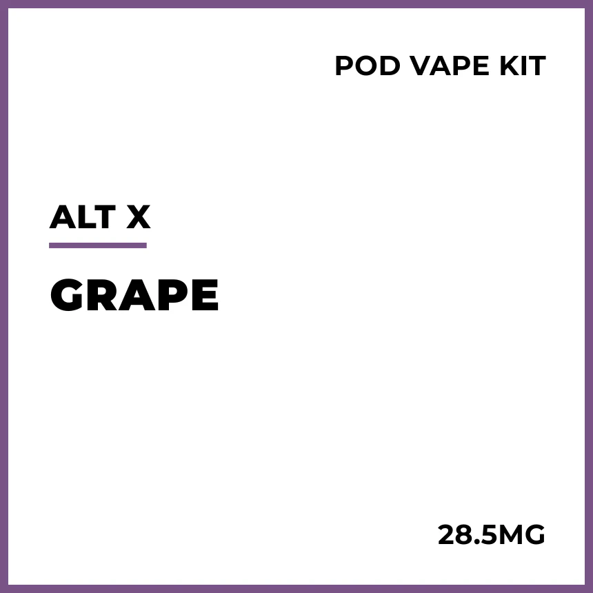alt. X Pod Vape Kit - Grape