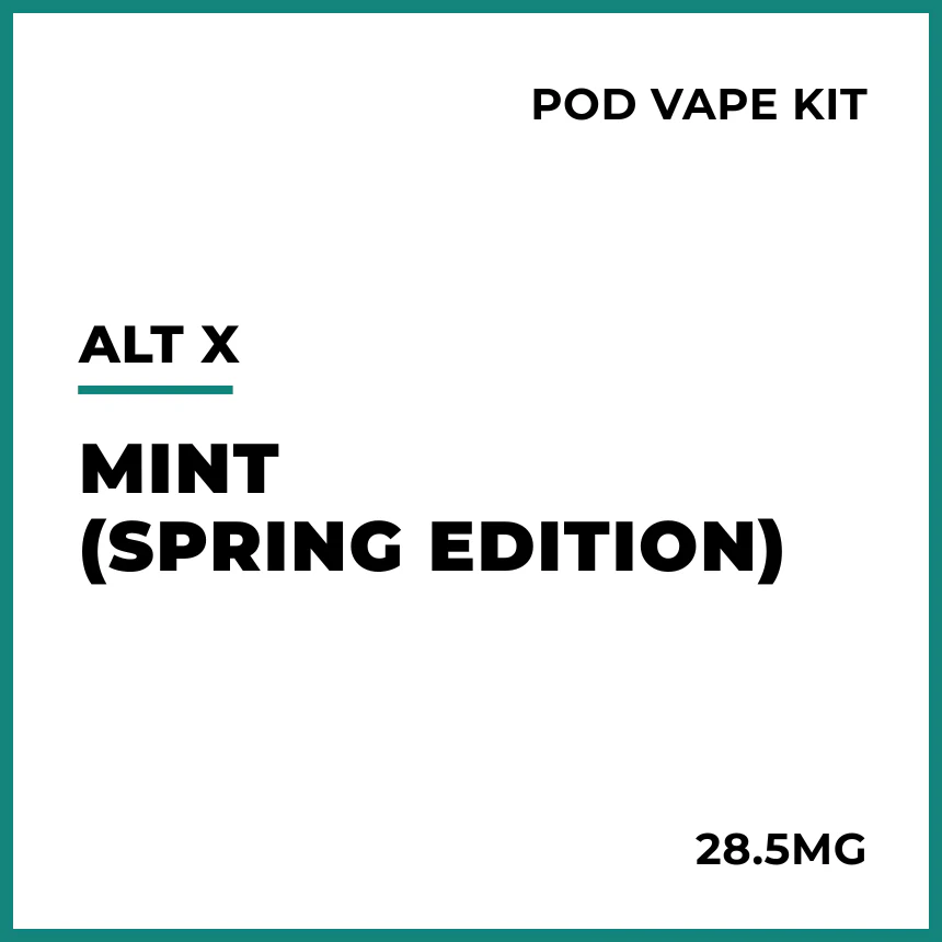 alt. X Pod Vape Kit - Mint (Spring Edition)