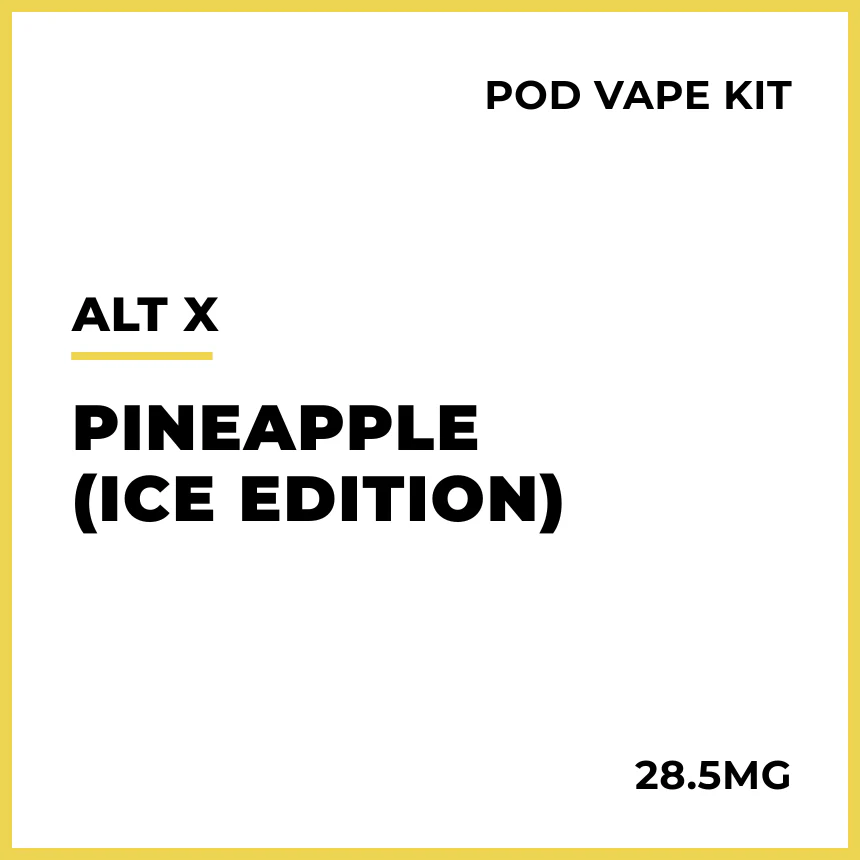 alt. X Pod Vape Kit - Pineapple (Ice Edition)