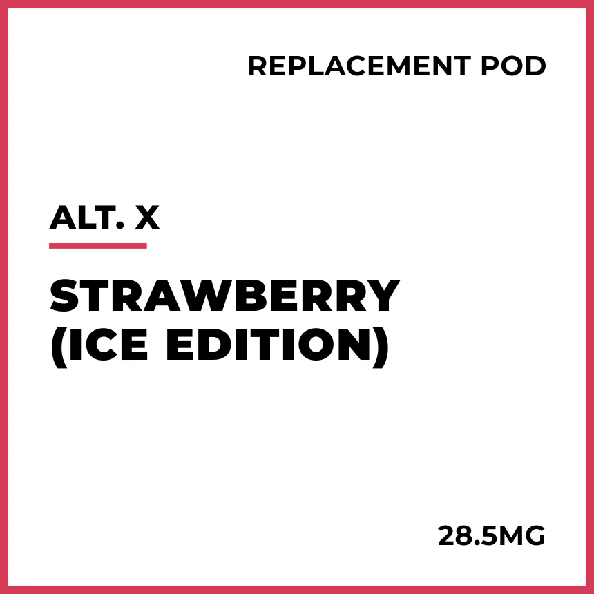 alt. X Replacement Pod - Strawberry (Ice Edition)