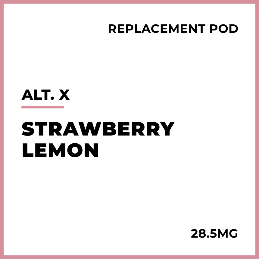 alt. X Replacement Pod - Strawberry Lemon
