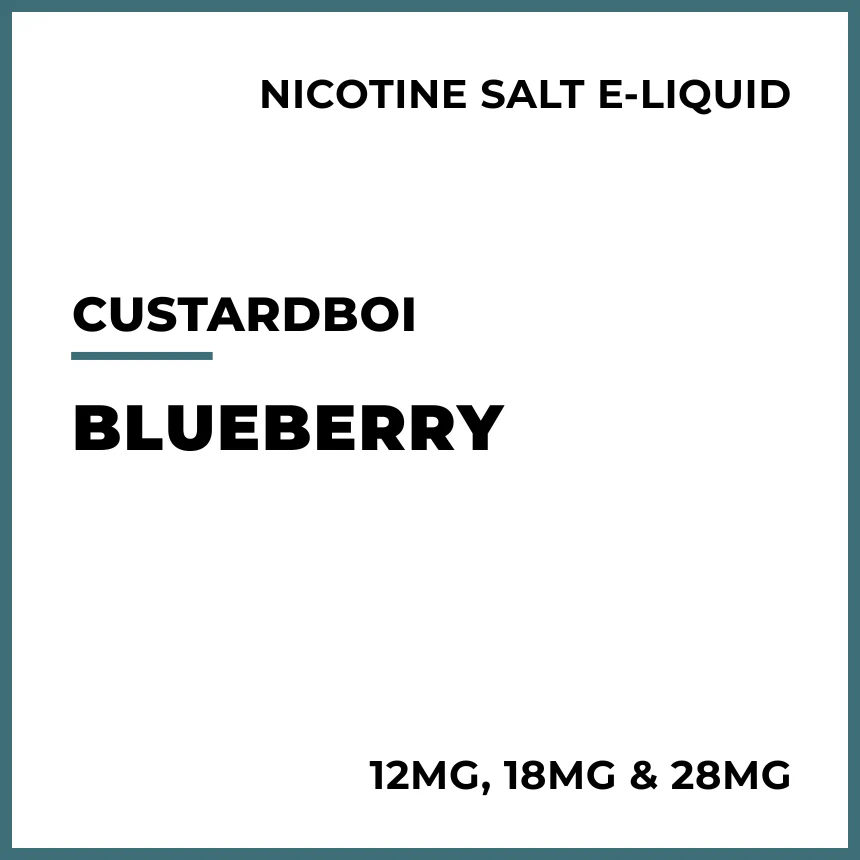 Custardboi Salts - Blueberry