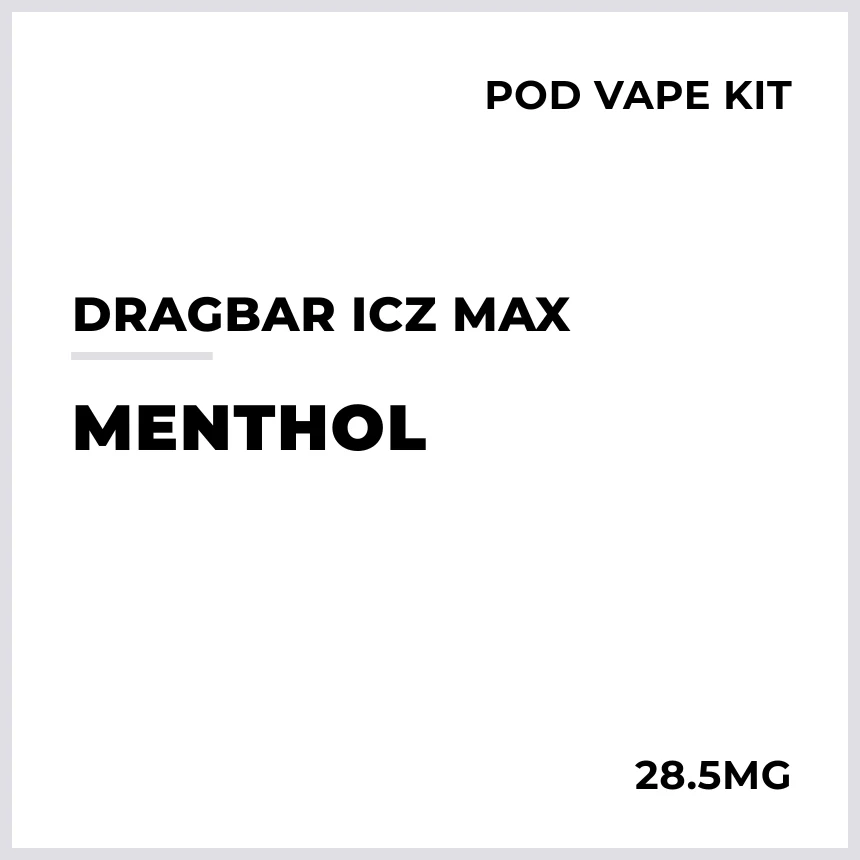 DRAGBAR ICZ MAX Pre-filled Vape Kit - Image 8