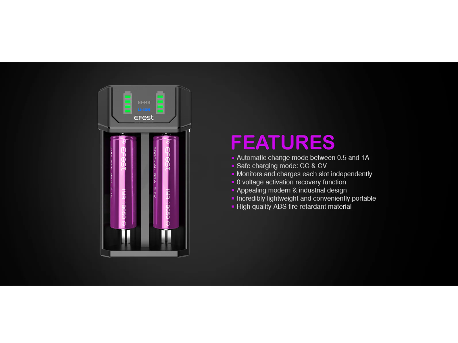 Efest - Mega USB Battery Charger - Image 4