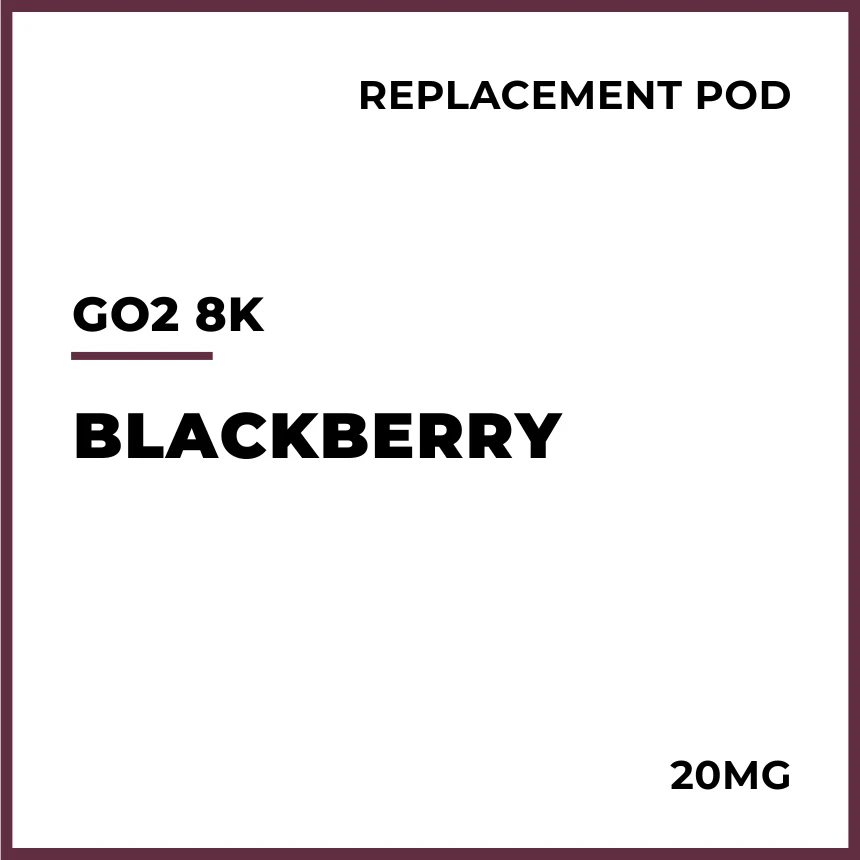 Go2 8K Replacement Pod - Blackberry