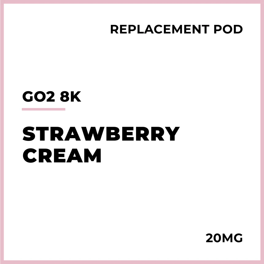 Go2 8K Replacement Pod - Strawberry Cream