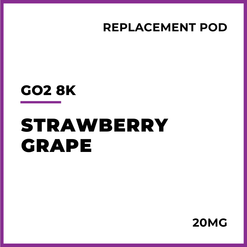Go2 8K Replacement Pod - Strawberry Grape