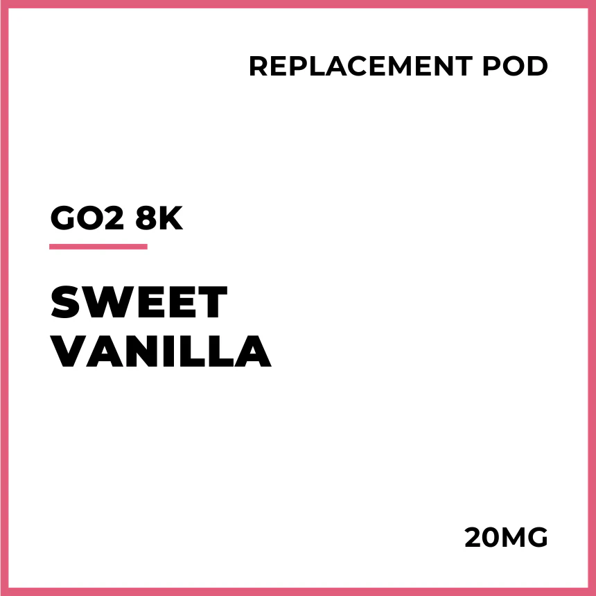 Go2 8K Replacement Pod - Sweet Vanilla