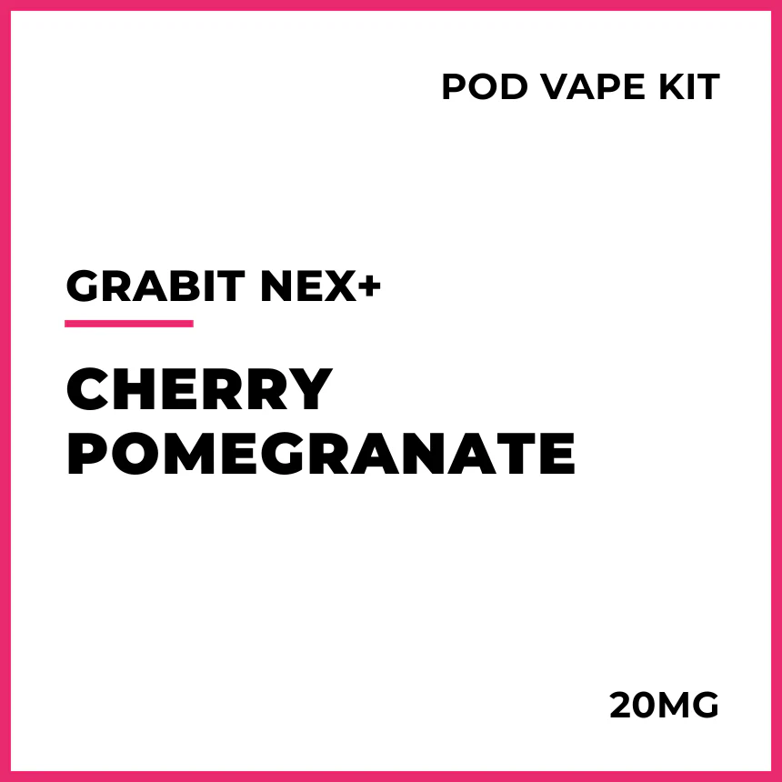 Grabit NEX+ Disposable Pod Vape Kit - Cherry Pomegranate