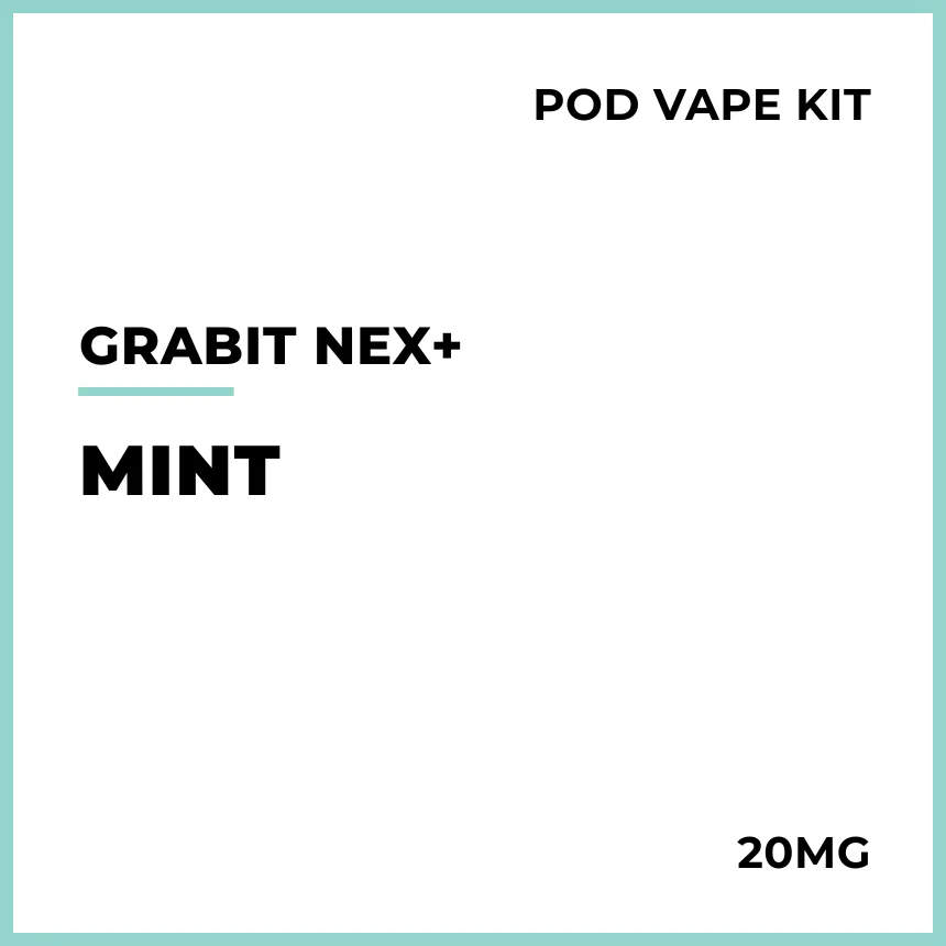 Grabit NEX+ Disposable Pod Vape Kit - Mint
