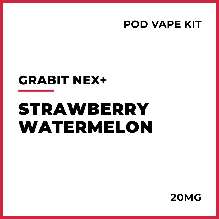 Grabit NEX+ Disposable Pod Vape Kit - Strawberry Watermelon