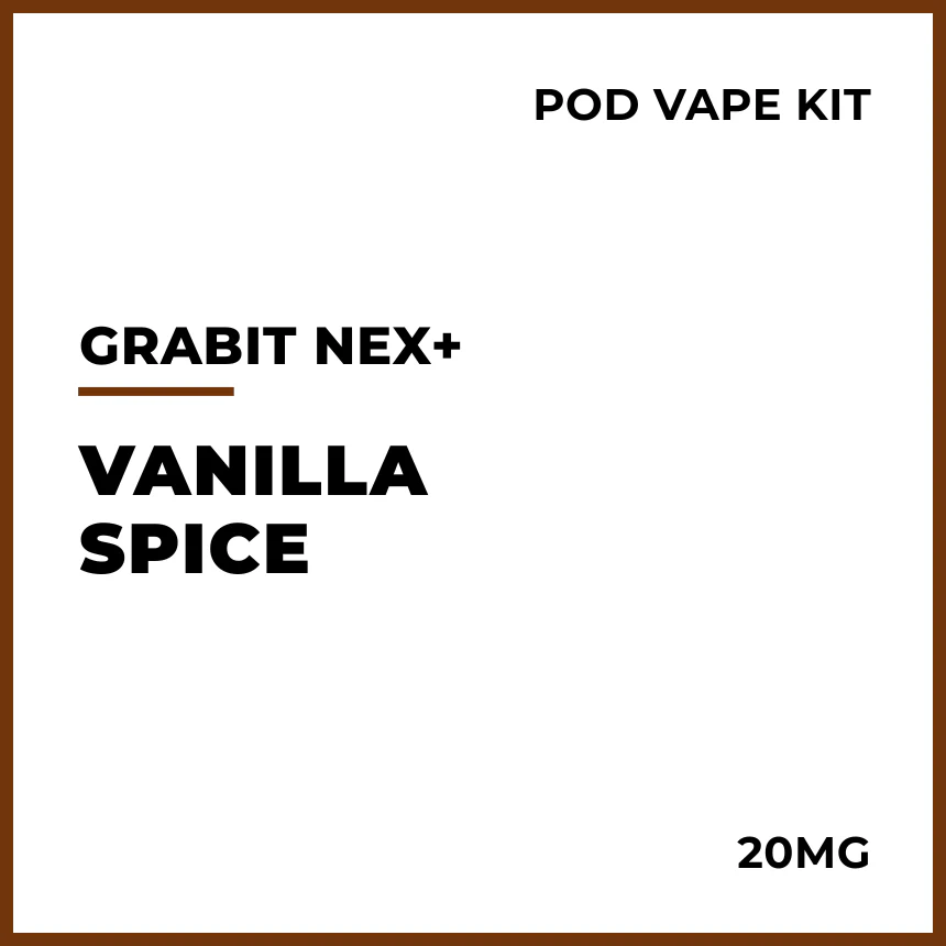 Grabit NEX+ Disposable Pod Vape Kit - Vanilla Spice
