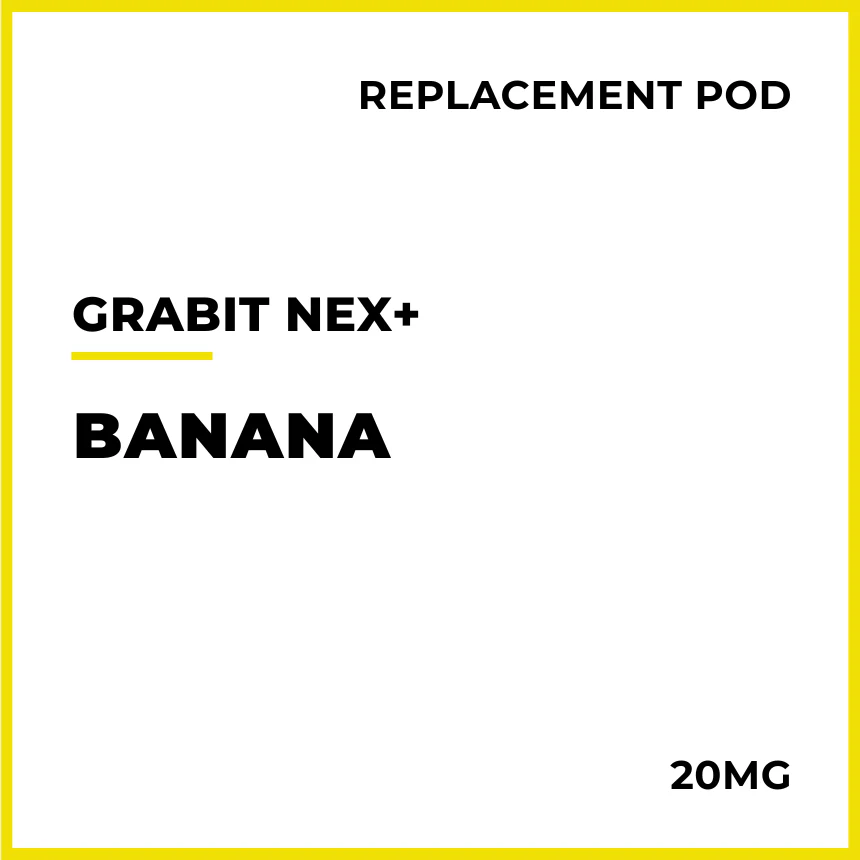 Grabit NEX+ Pre-filled Replacement Pods - Banana