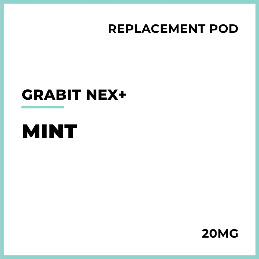 Grabit NEX+ Pre-filled Replacement Pods - Mint