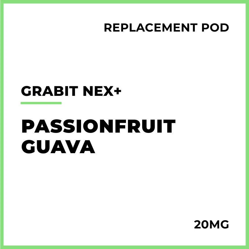 Grabit NEX+ Pre-filled Replacement Pods - Passionfruit Guava