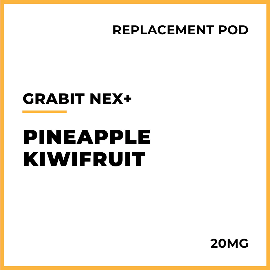 Grabit NEX+ Pre-filled Replacement Pods - Pineapple Kiwifruit