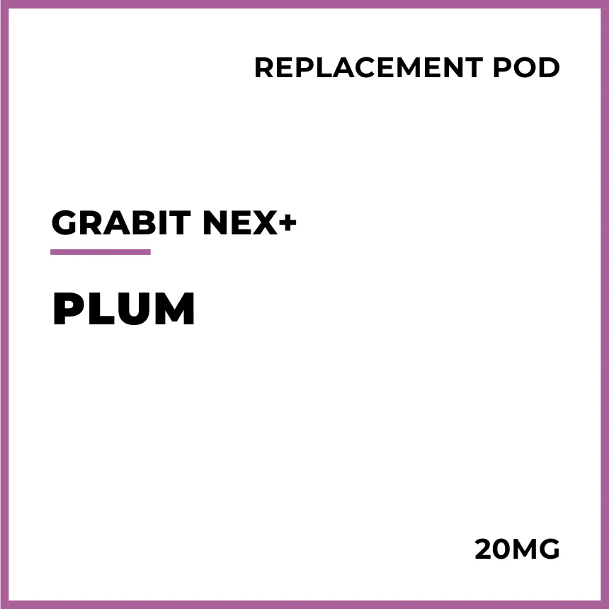 Grabit NEX+ Pre-filled Replacement Pods - Plum