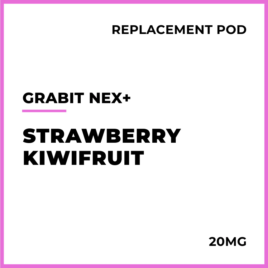 Grabit NEX+ Pre-filled Replacement Pods - Strawberry Kiwifruit