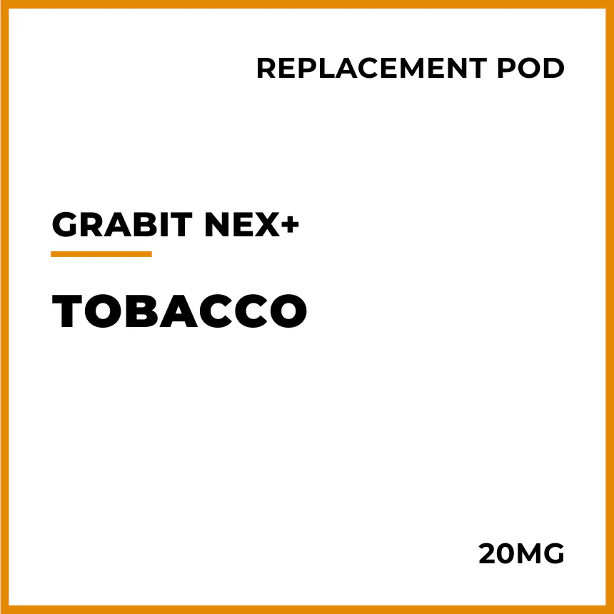 Grabit NEX+ Pre-filled Replacement Pods - Tobacco