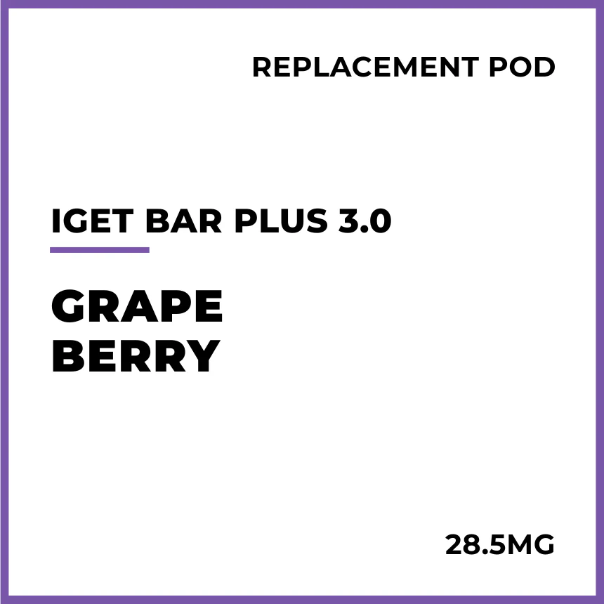 IGET Bar Plus 3.0 Pre-filled Replacement Pod - Image 9