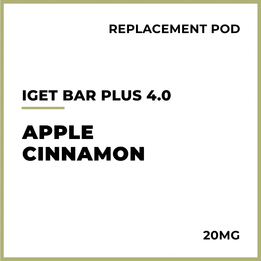 IGET Bar Plus 4.0 Replacement Pod - Apple Cinnamon