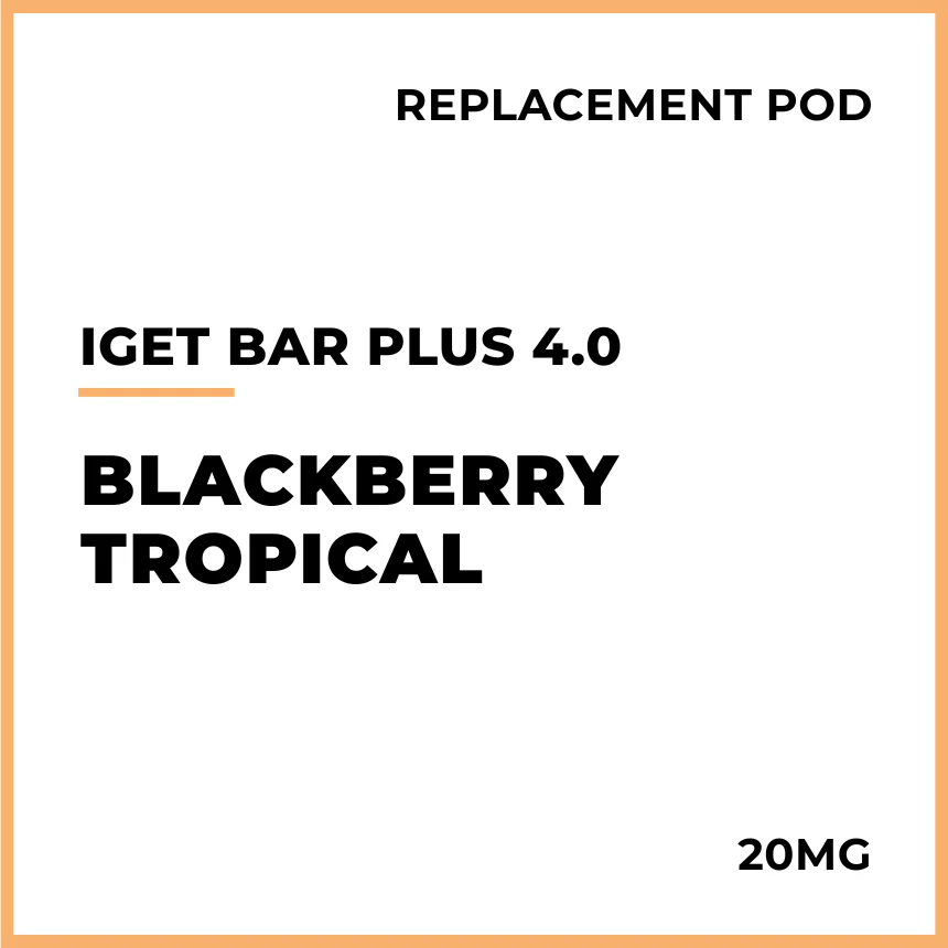 IGET Bar Plus 4.0 Replacement Pod - Blackberry Tropical