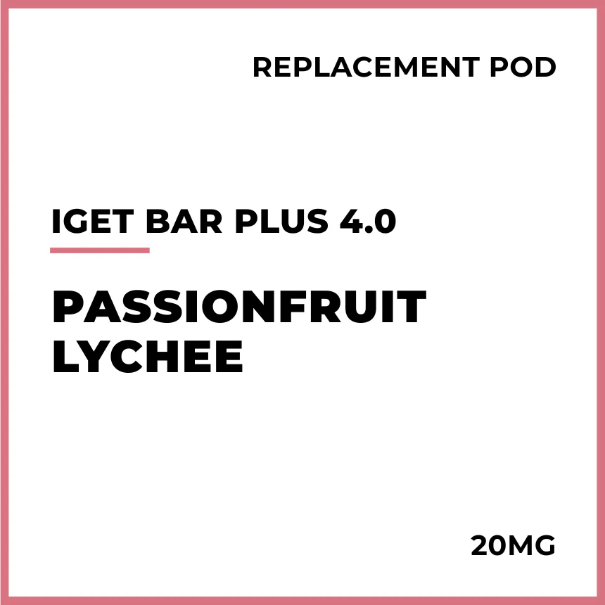 IGET Bar Plus 4.0 Replacement Pod - Passionfruit Lychee