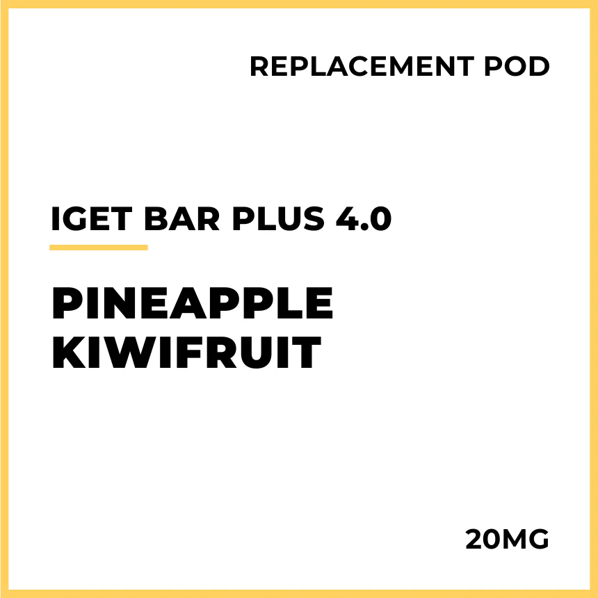 IGET Bar Plus 4.0 Replacement Pod - Pineapple Kiwifruit
