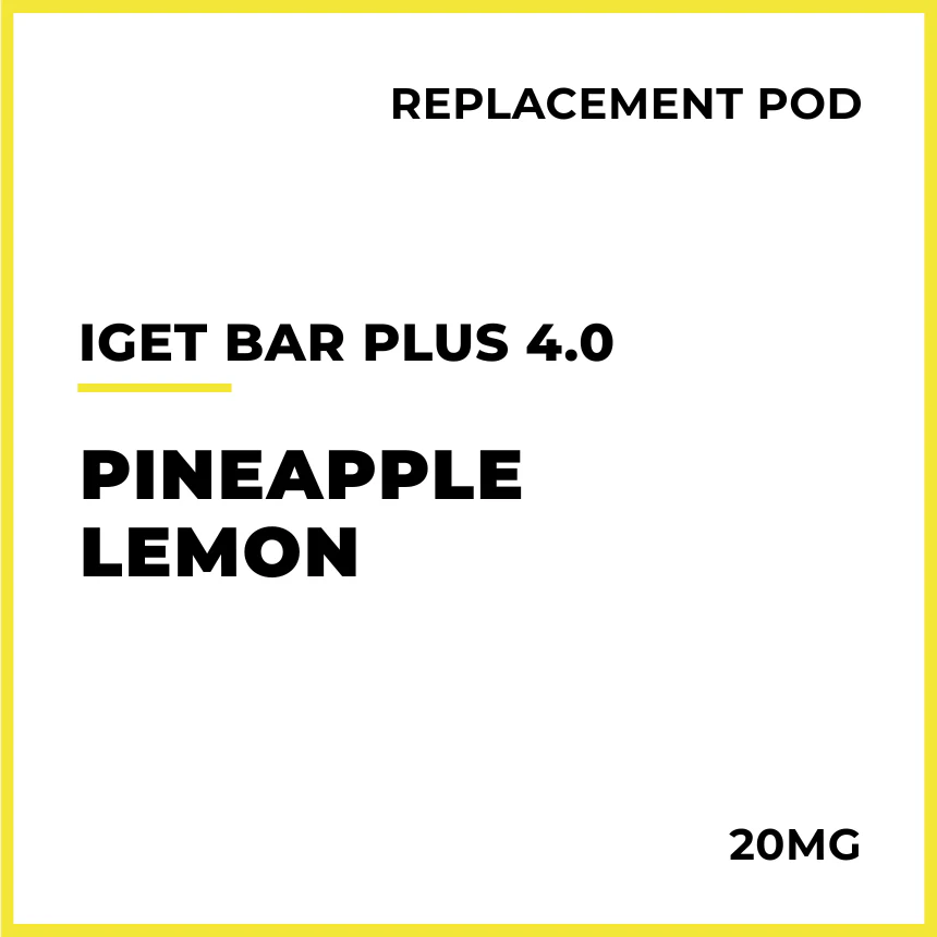 IGET Bar Plus 4.0 Replacement Pod - Pineapple Lemon