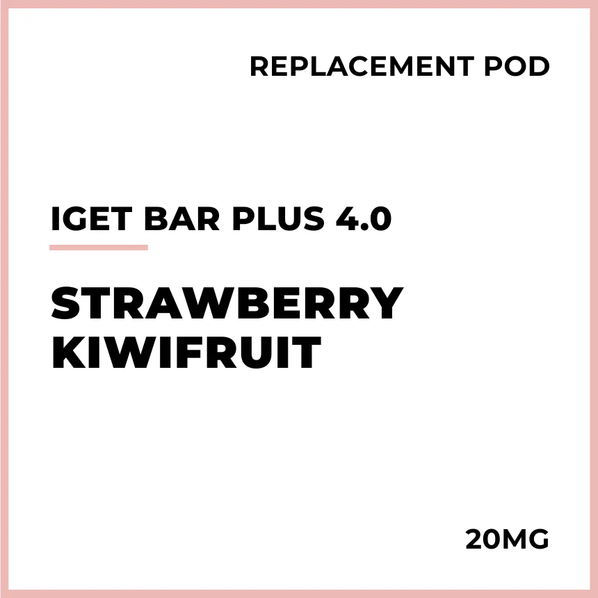IGET Bar Plus 4.0 Replacement Pod - Strawberry Kiwifruit