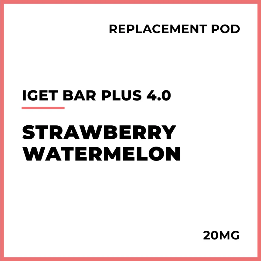 IGET Bar Plus 4.0 Replacement Pod - Strawberry Watermelon