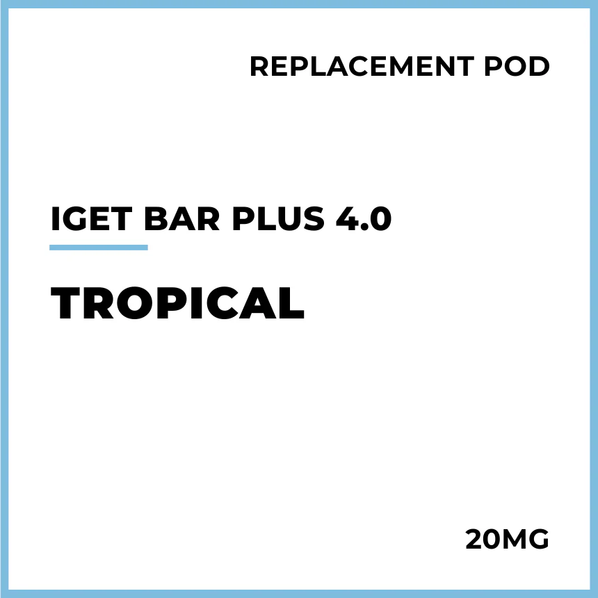 IGET Bar Plus 4.0 Replacement Pod - Tropical