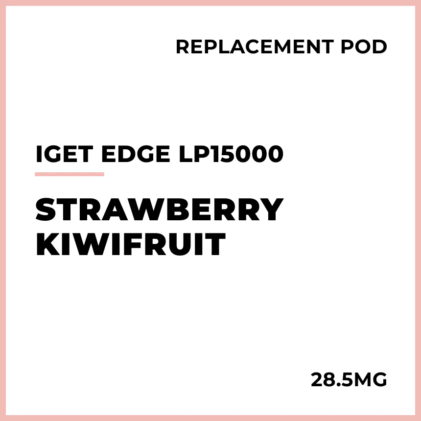 IGET Edge LP15000 Replacement Pod - Strawberry Kiwifruit