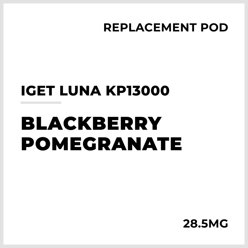 IGET LUNA KP13000 Replacement Pod - Blackberry Pomegranate