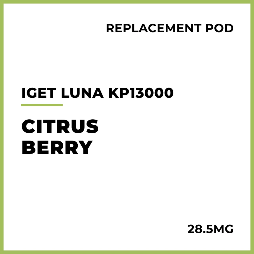 IGET LUNA KP13000 Replacement Pod - Citrus Berry