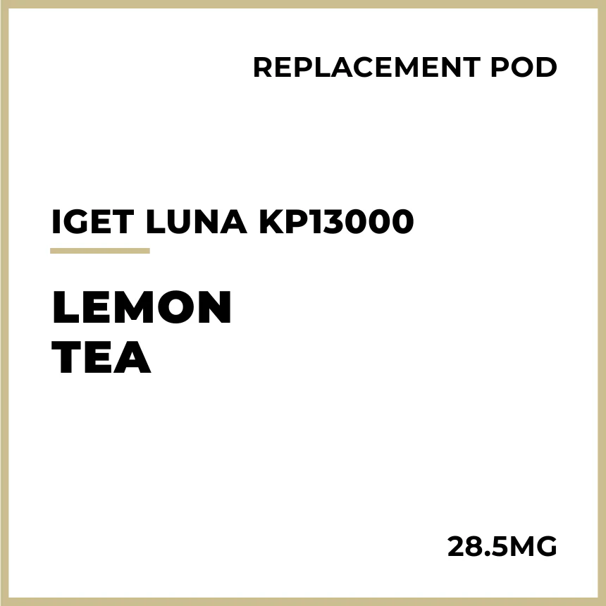 IGET LUNA KP13000 Replacement Pod - Lemon Tea