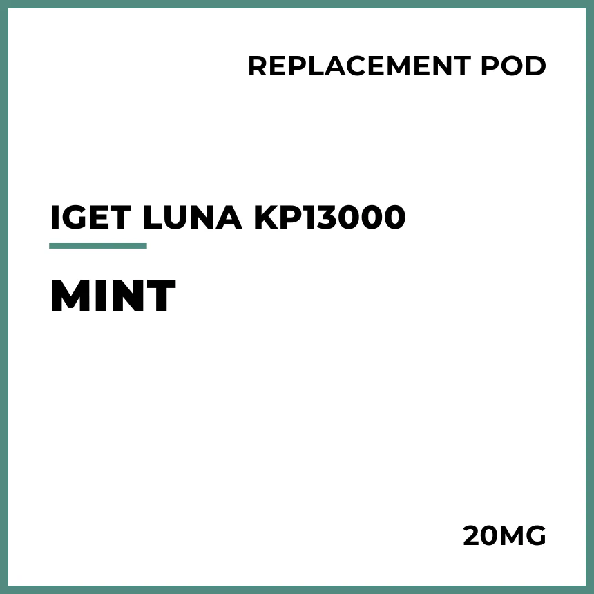 IGET LUNA KP13000 Replacement Pod - Mint