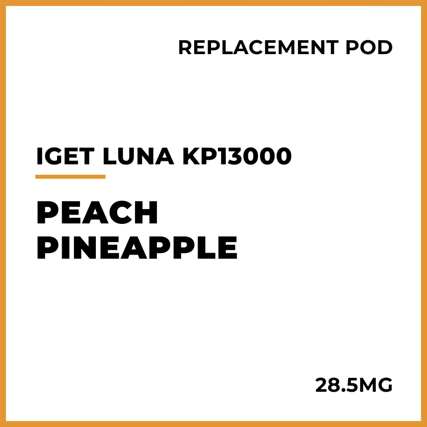 IGET LUNA KP13000 Replacement Pod - Peach Pineapple