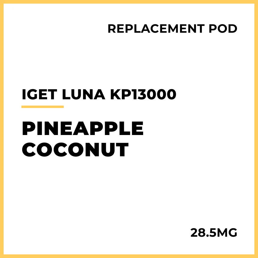 IGET LUNA KP13000 Replacement Pod - Pineapple Coconut