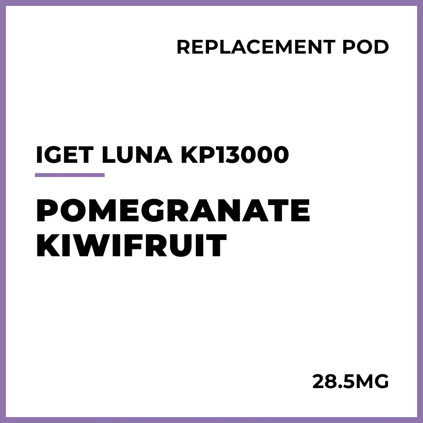 IGET LUNA KP13000 Replacement Pod - Pomegranate Kiwifruit