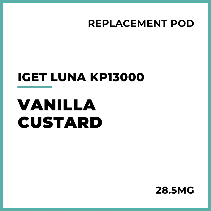 IGET LUNA KP13000 Replacement Pod - Vanilla Custard