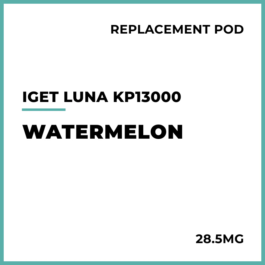 IGET LUNA KP13000 Replacement Pod - Watermelon