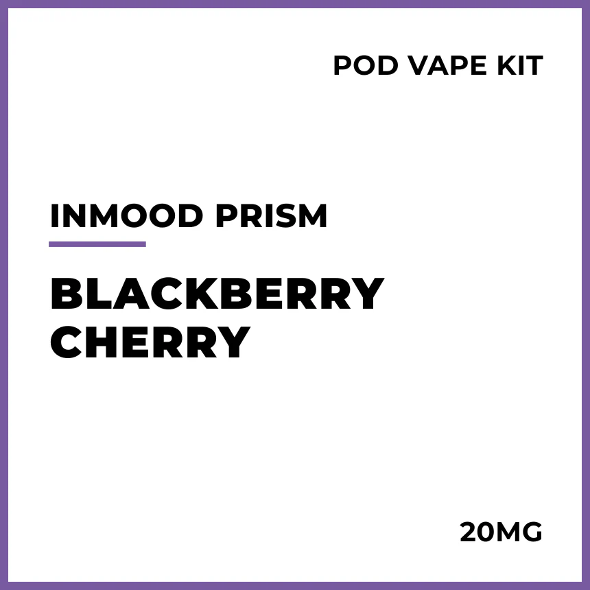 Inmood Prism 15K Pod Vape Kit - Blackberry Cherry