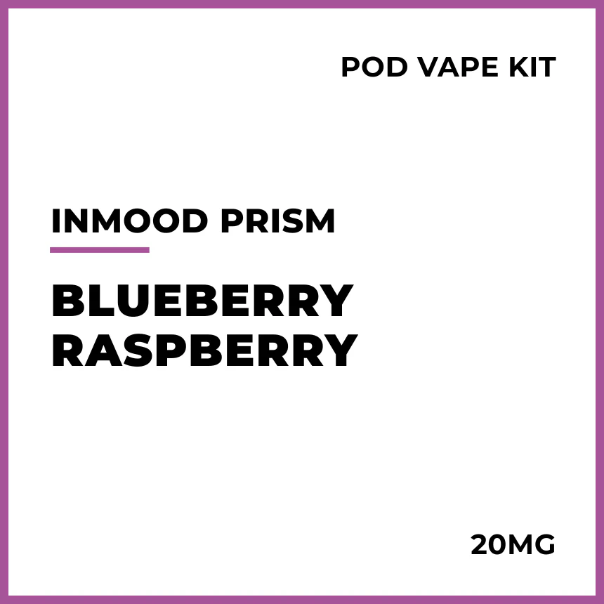 Inmood Prism 15K Pod Vape Kit - Blueberry Raspberry