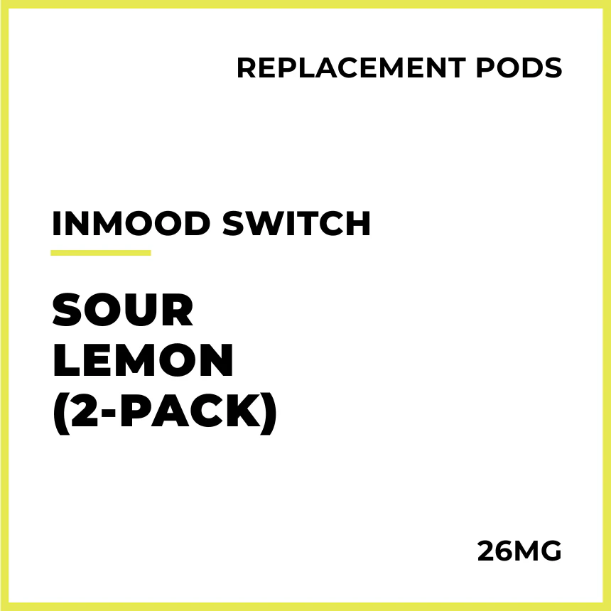 Inmood Switch Replacement Pods (2-Pack) - Sour Lemon