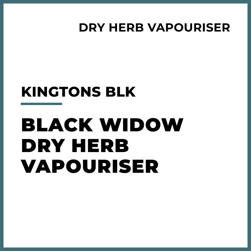 Kingtons BLK - Black Widow Vapouriser Kit