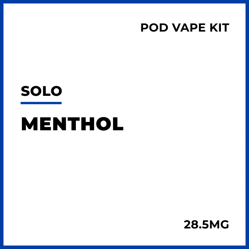 solo Pod Vape Kit - Menthol