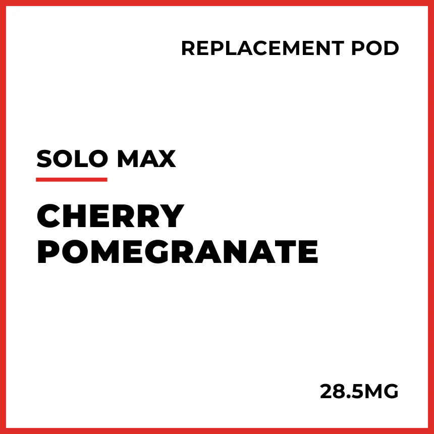 solo MAX 14000 Replacement Pod - Cherry Pomegranate