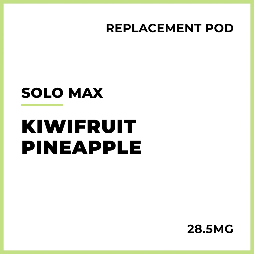 solo MAX 14000 Replacement Pod - Kiwifruit Pineapple