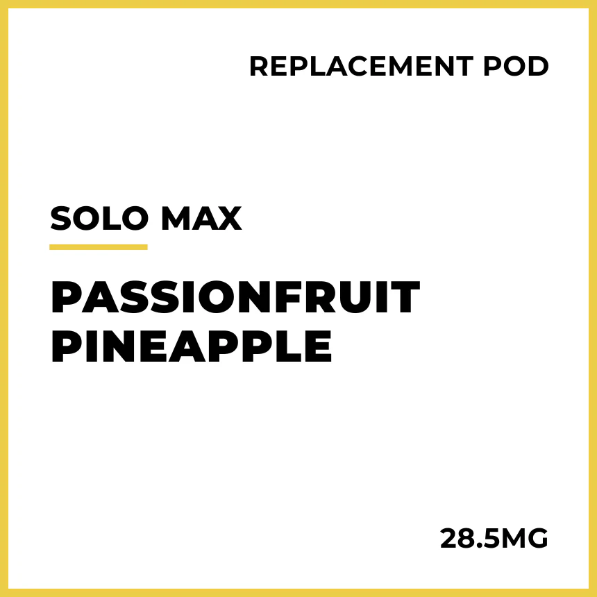 solo MAX 14000 Replacement Pod - Passionfruit Pineapple